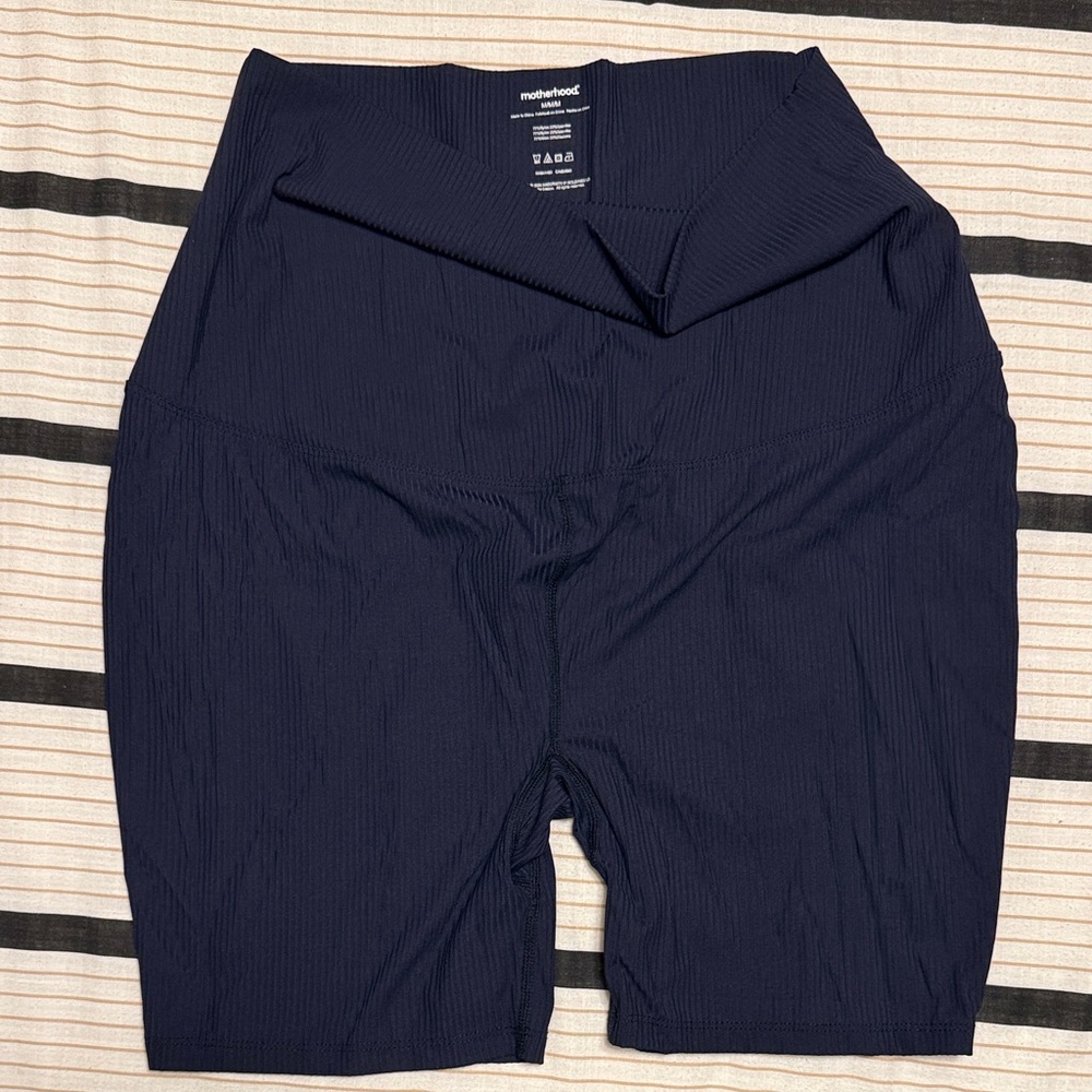 Motherhood Maternity Dark Blue Bike Shorts